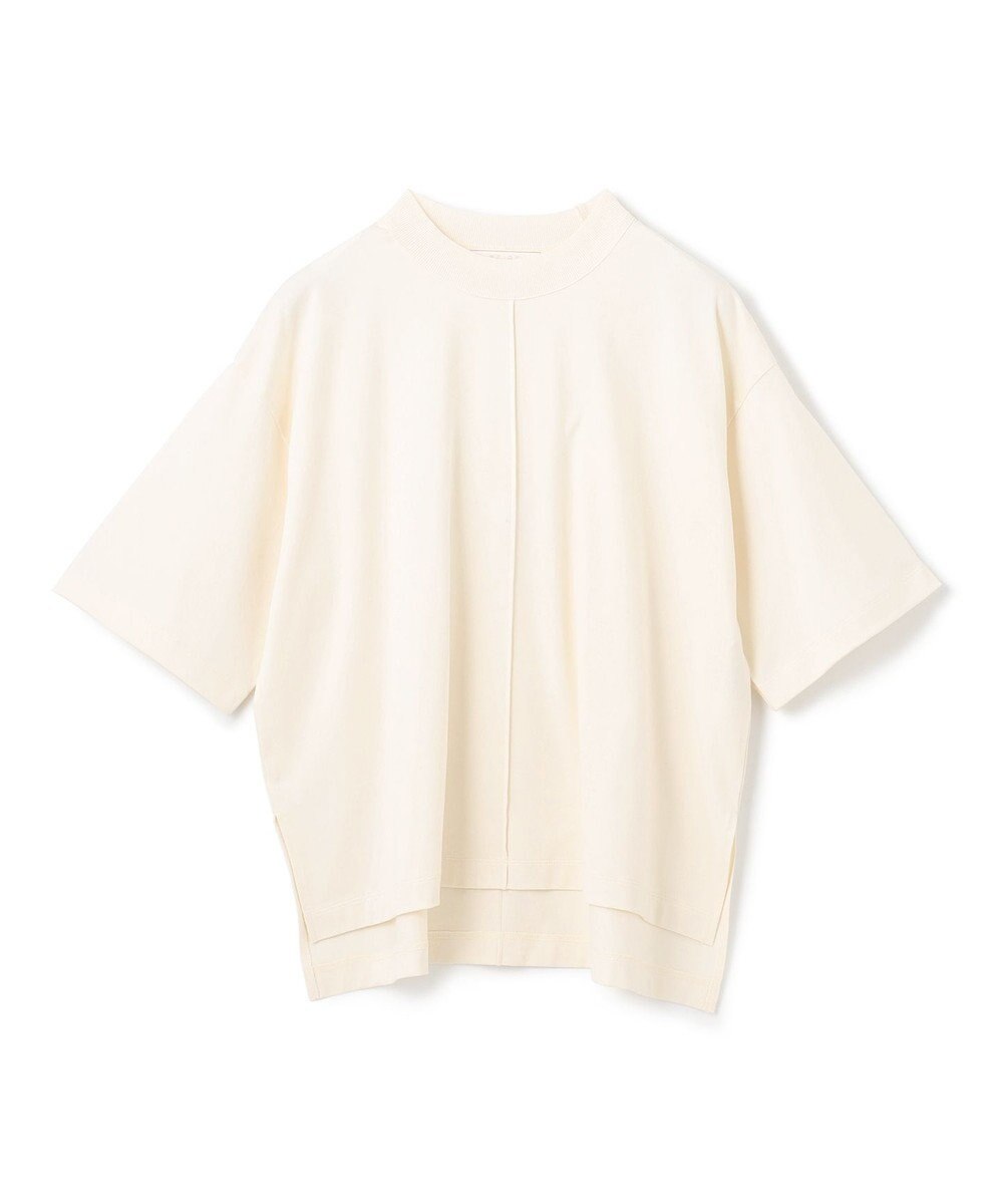 BEIGE， 【BEIGE,ecru/WEB限定・洗える】JERSEY STITCH / コットンハーフスリーブトップス 