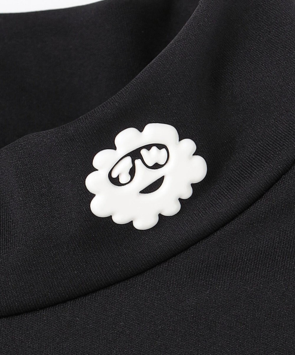 PW CIRCULUS 【WOMEN】メッシュコンビ モックネック  ゴルフウェア レディース 