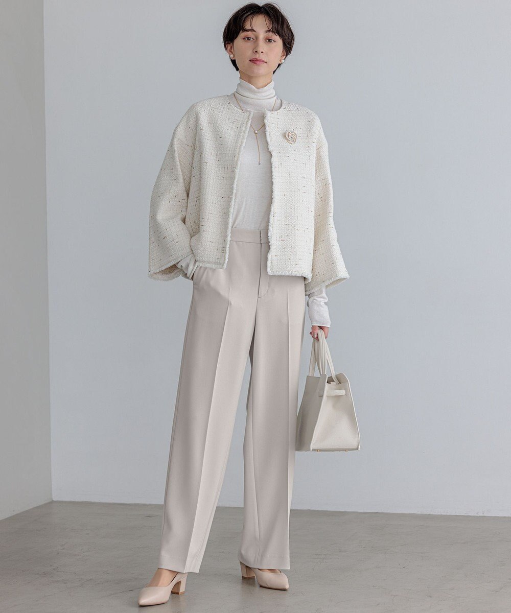 23区 【Oggi1月号/CLASSY.11月号掲載】スムージーコットン タートルネック ニット 