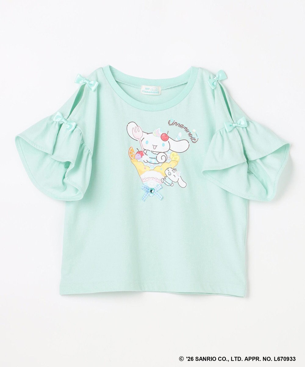 ANY KIDS 【サンリオキャラクターズ×ANY KIDS】ひんやり ファンシーフリル袖Tシャツ 