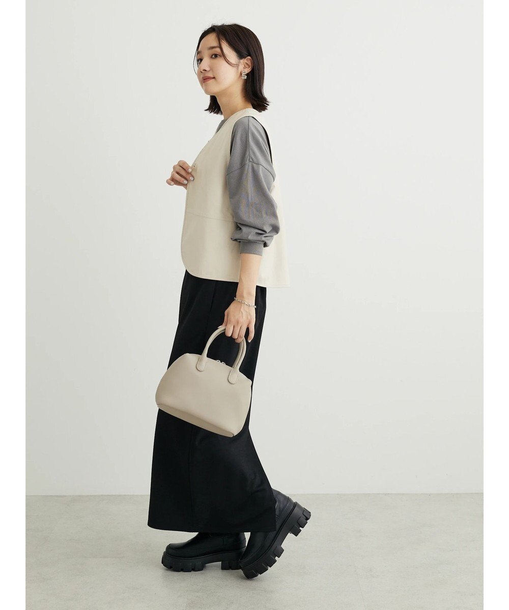 Green Parks フェイクレザーベスト 