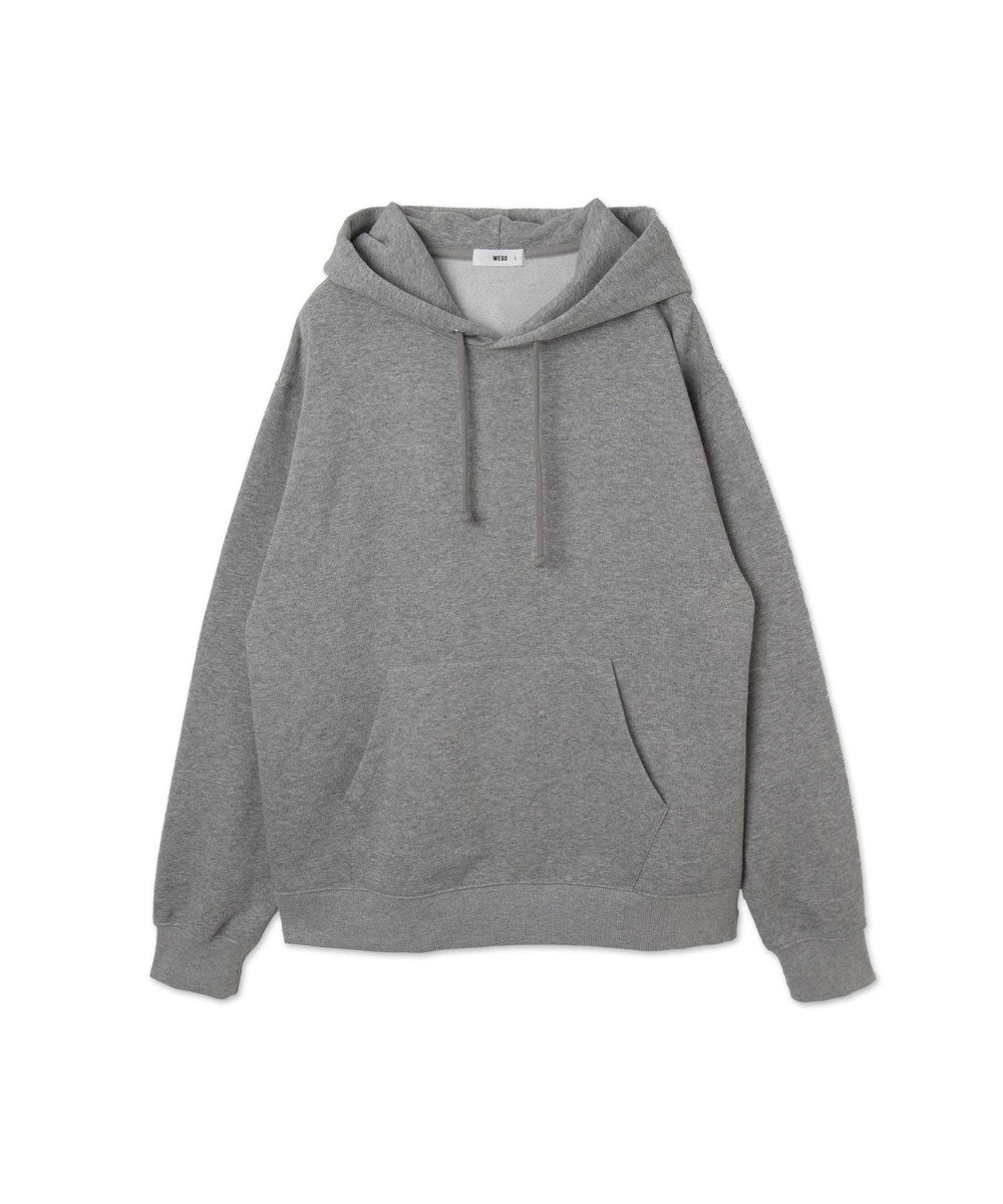 WEGO 【ユニセックス着用ITEM/裏起毛】リラックスフィットスウェットプルパーカー 