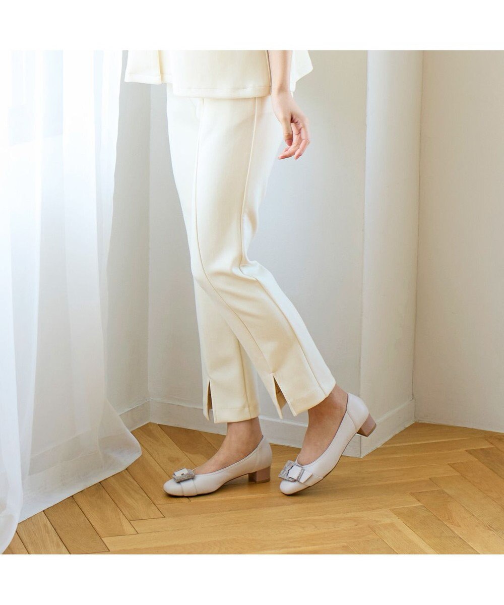 Riz raffinee <Riz raffinee>【3E】バックルモチーフパンプス 