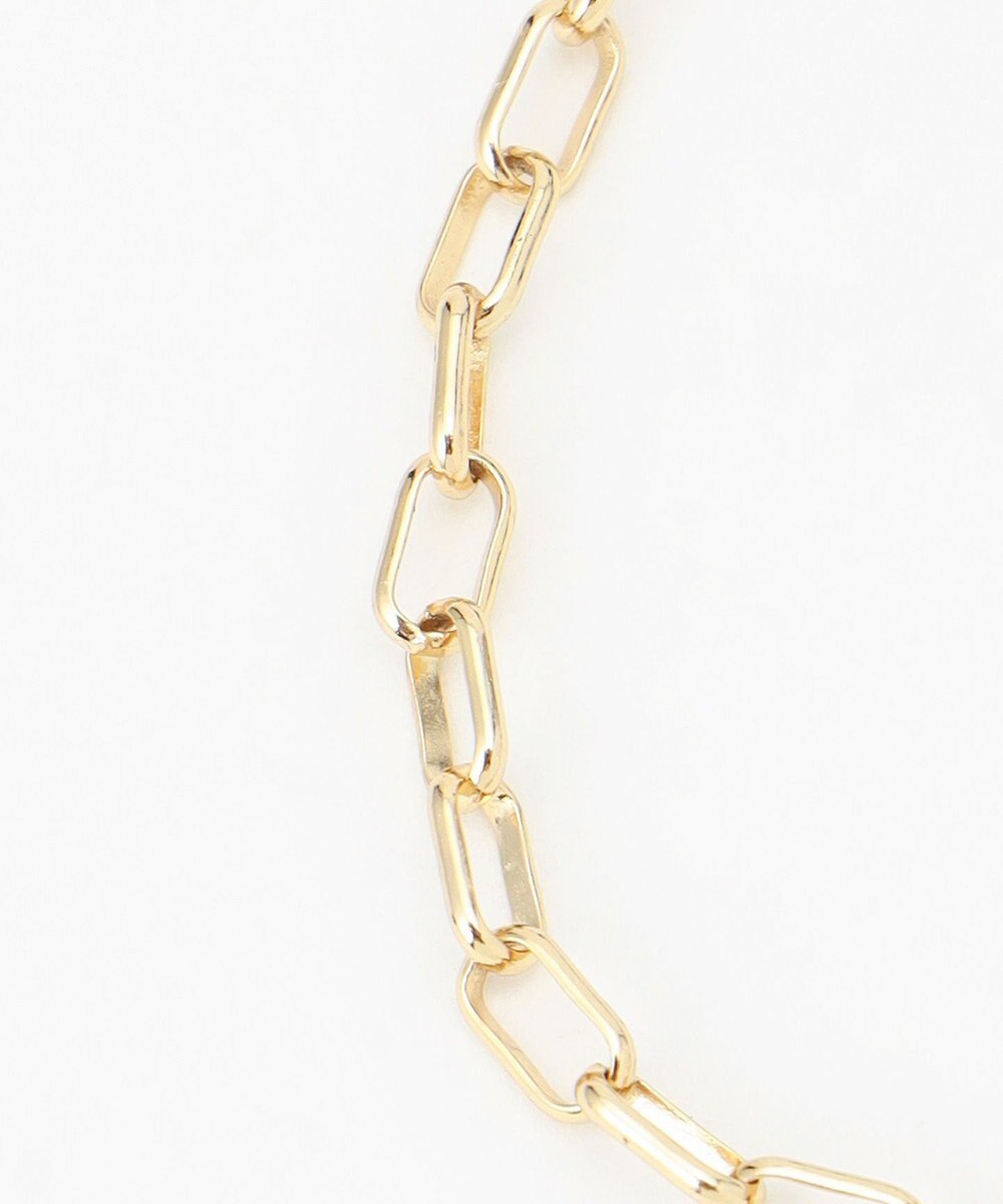 BEIGE， SILVER BERRY / レザーコンビブレスレット 