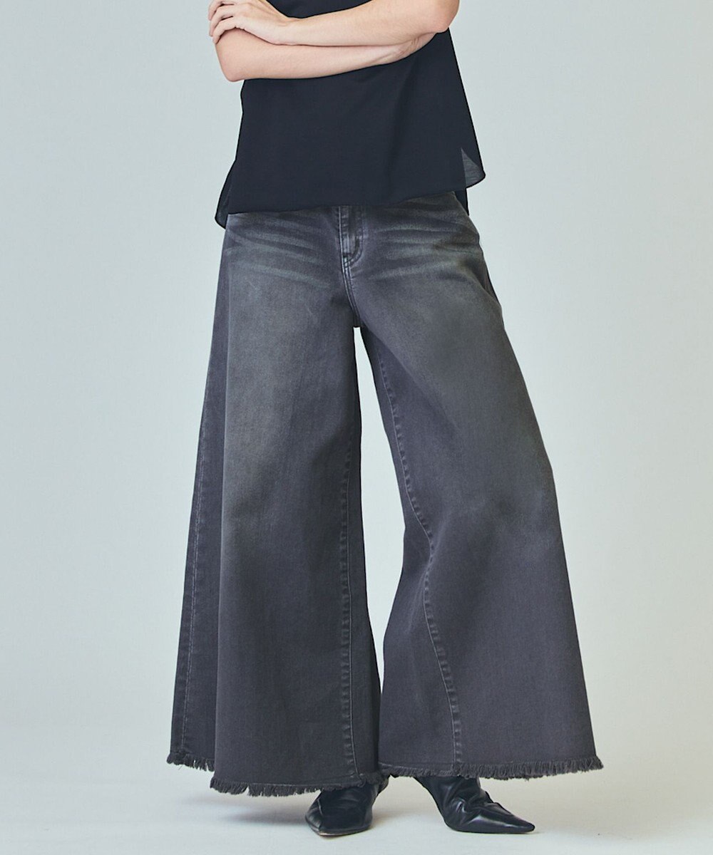 GRACE CONTINENTAL バギーデニムパンツ 