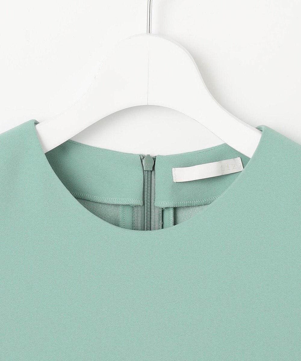 自由区 S 【SHIHOさんコラボ・洗える】バックサテンジョーゼット ブラウス 