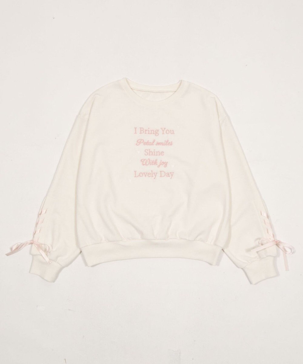 WEGO レースアップリボンスウェット 