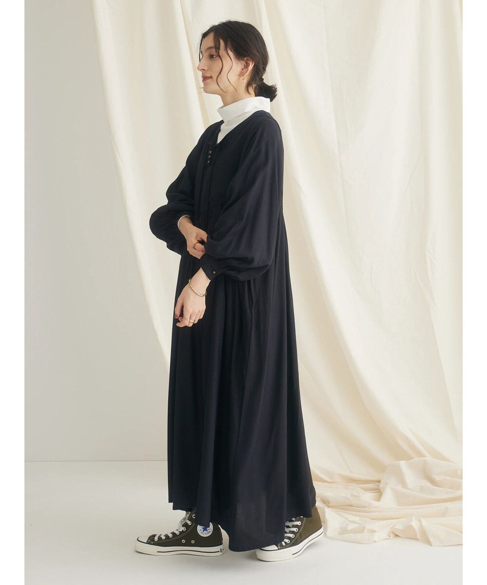 CRAFT STANDARD BOUTIQUE レーヨンキルト切り替えワンピース 