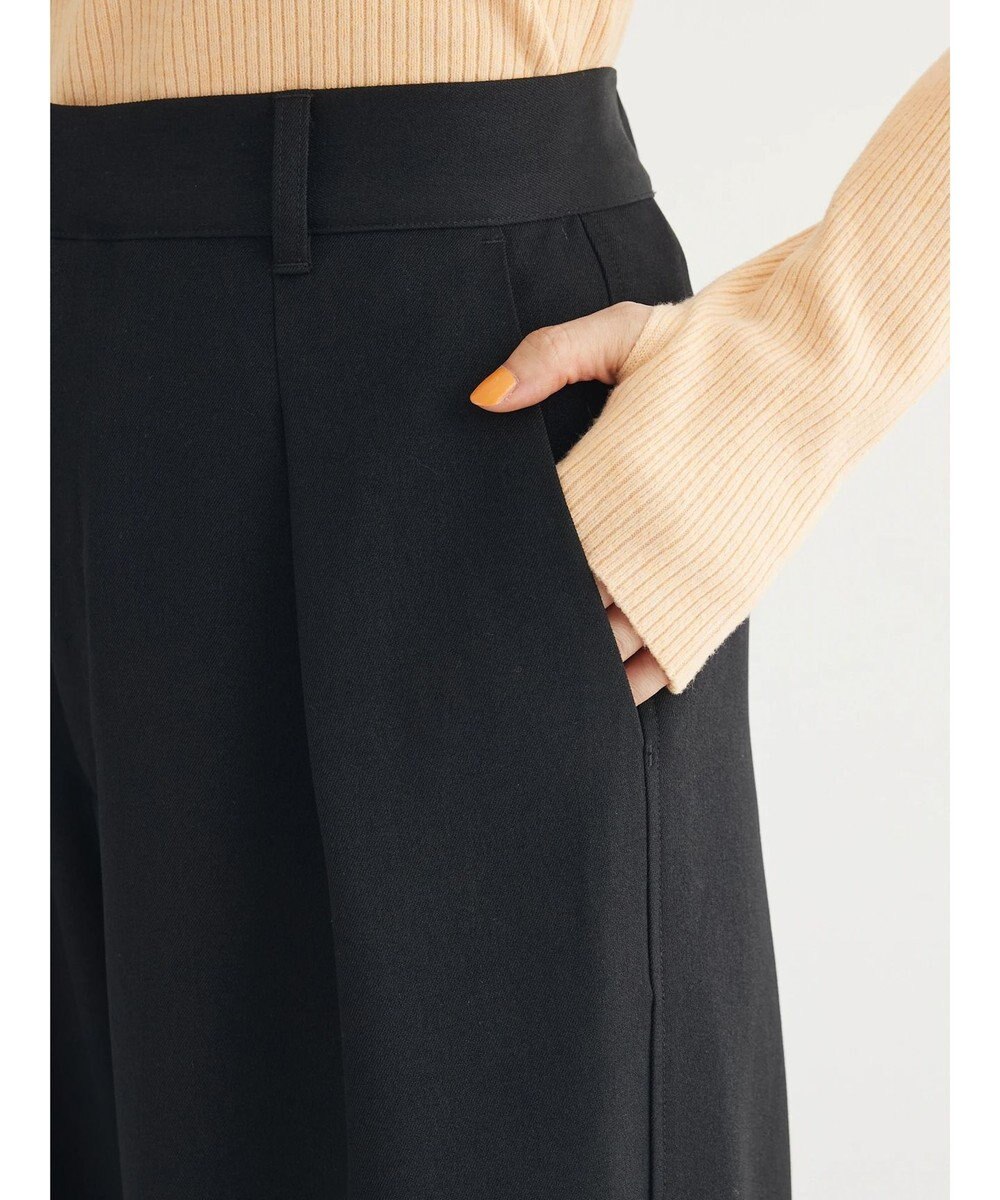 Green Parks ワンタックカーヴィーパンツ 