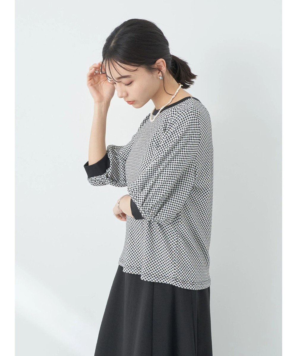 earth music&ecology ギンガムパフＴＥＥ 