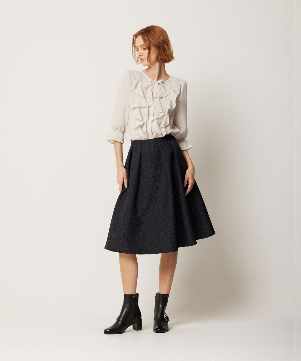 TOCCA 【消臭・洗える】PROMISE RIBBON FRILL ブラウス 