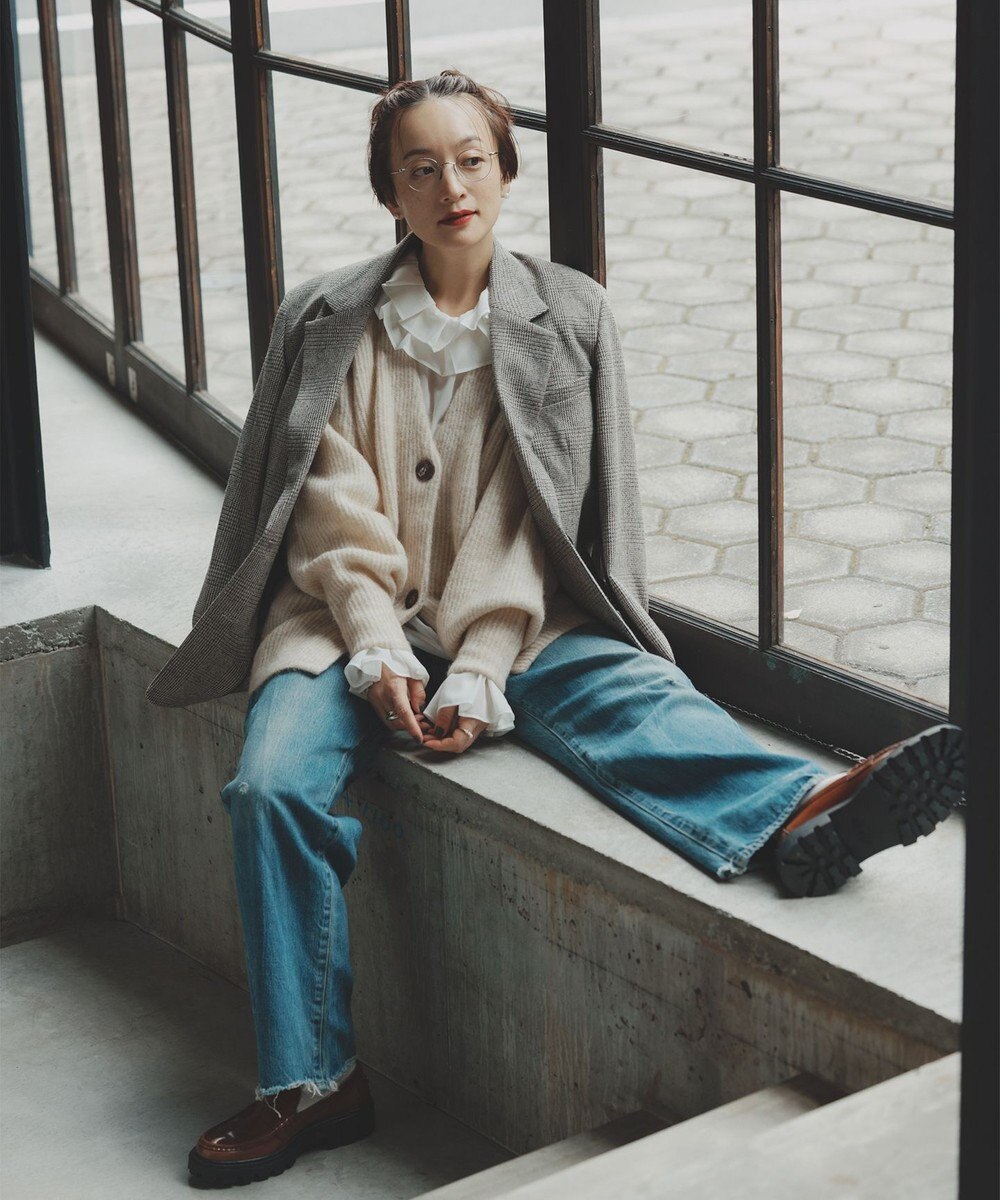 #Newans 【高山都さんコラボ】オーバーサイズテーラードジャケット 