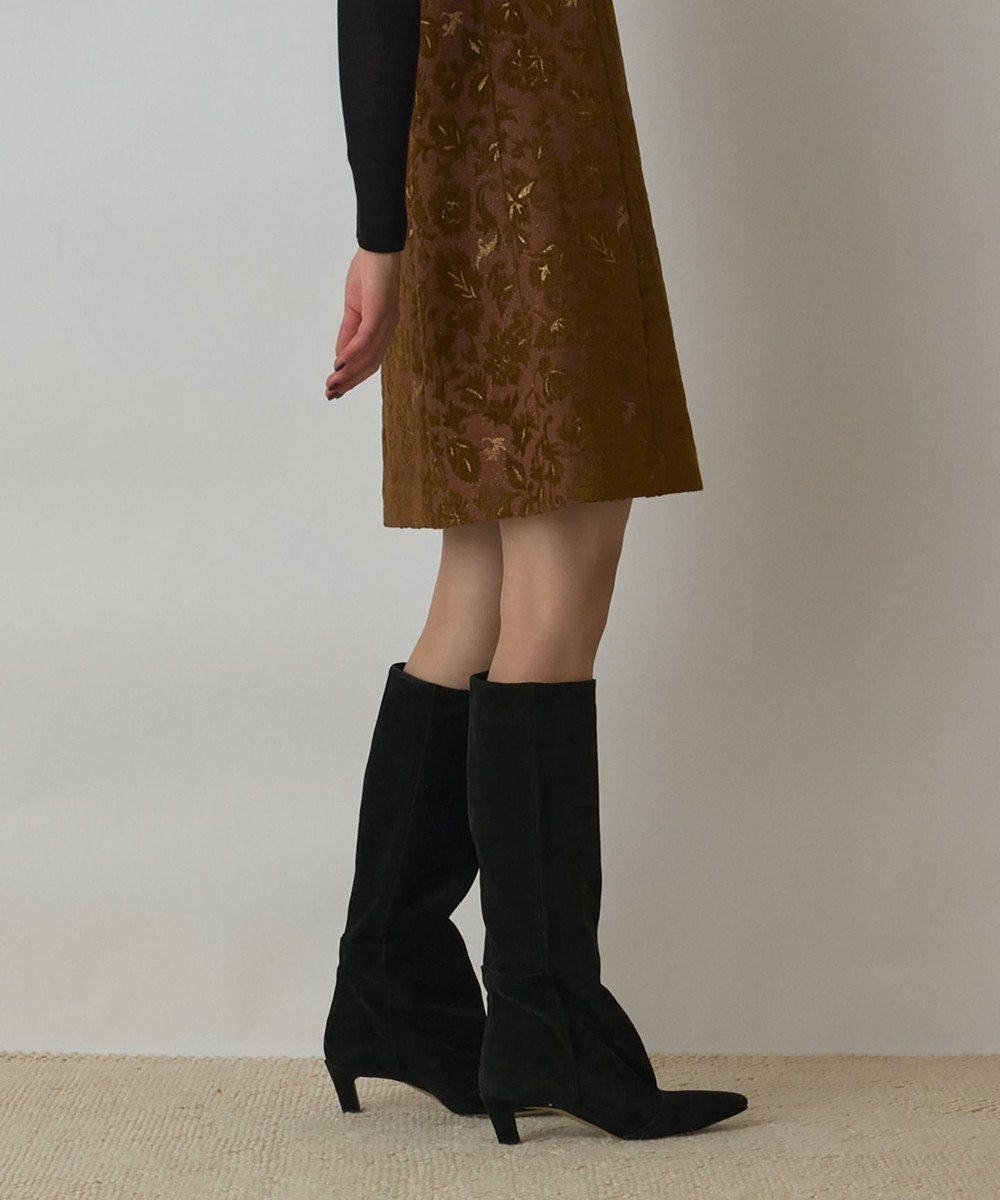 GRACE CONTINENTAL CORSO ROMA スエードロングブーツ 