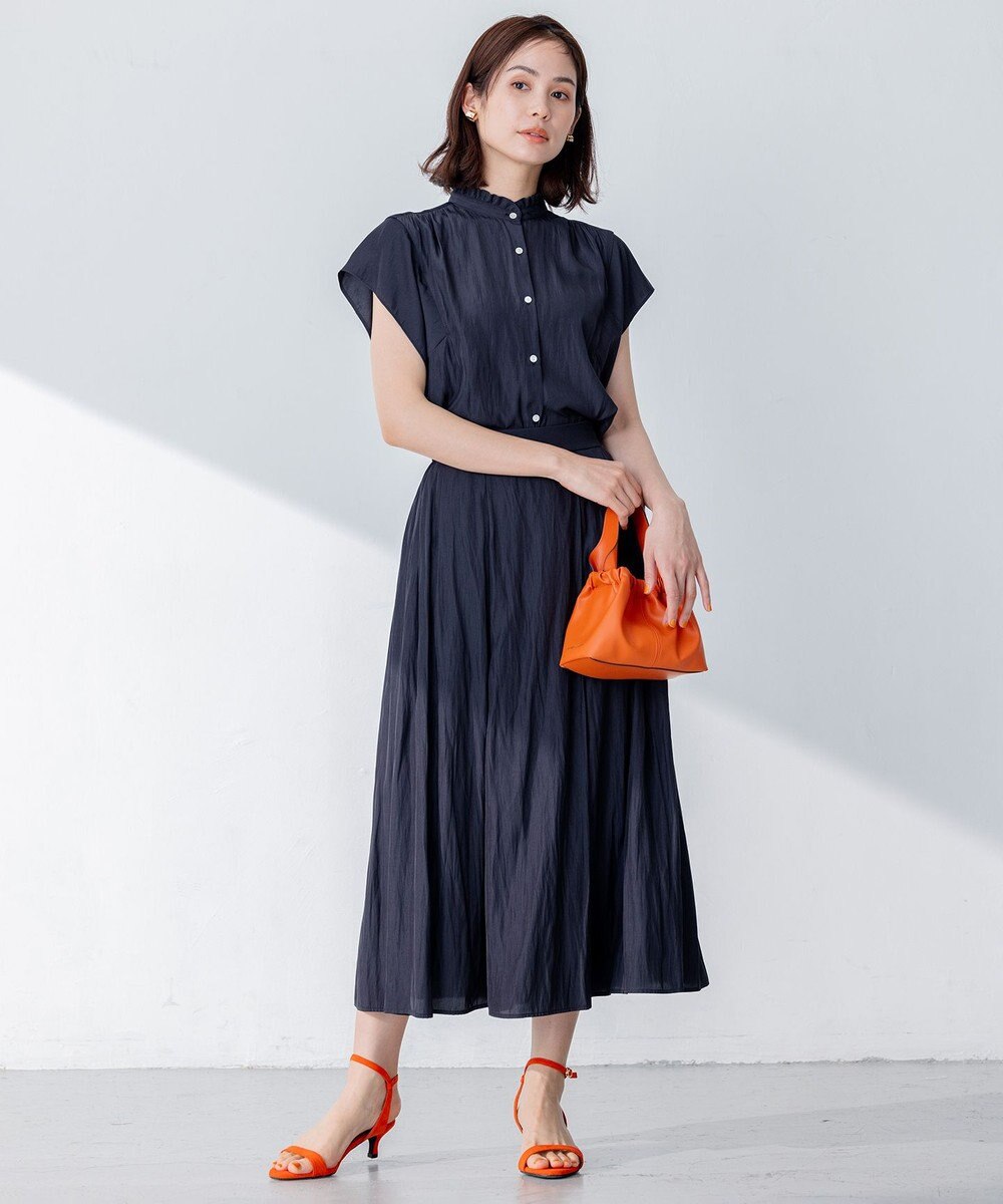 組曲 【大人気シリーズ】ギャザーライトデシン ブラウス 