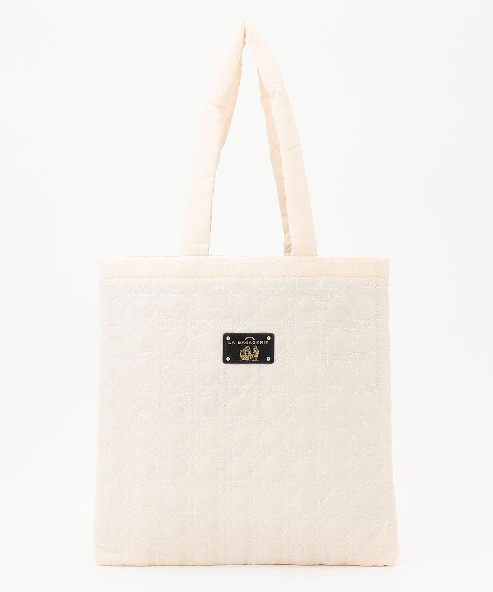 LA BAGAGERIE バイカラー　キルティングビッグトート 