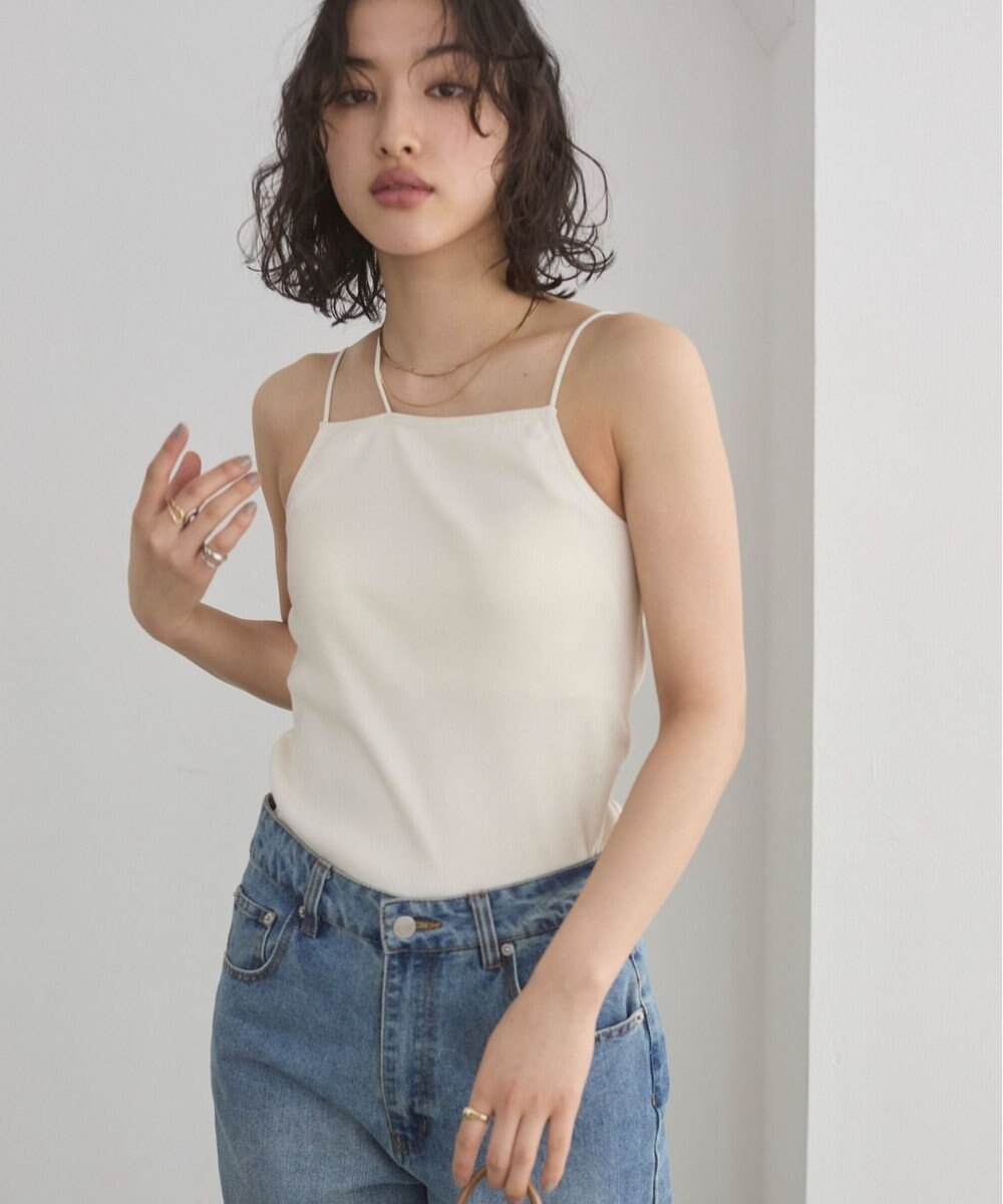 WEGO 【ANGIE VINTAGE/SMLサイズ展開】ストラップカップ付きベアキャミソール 
