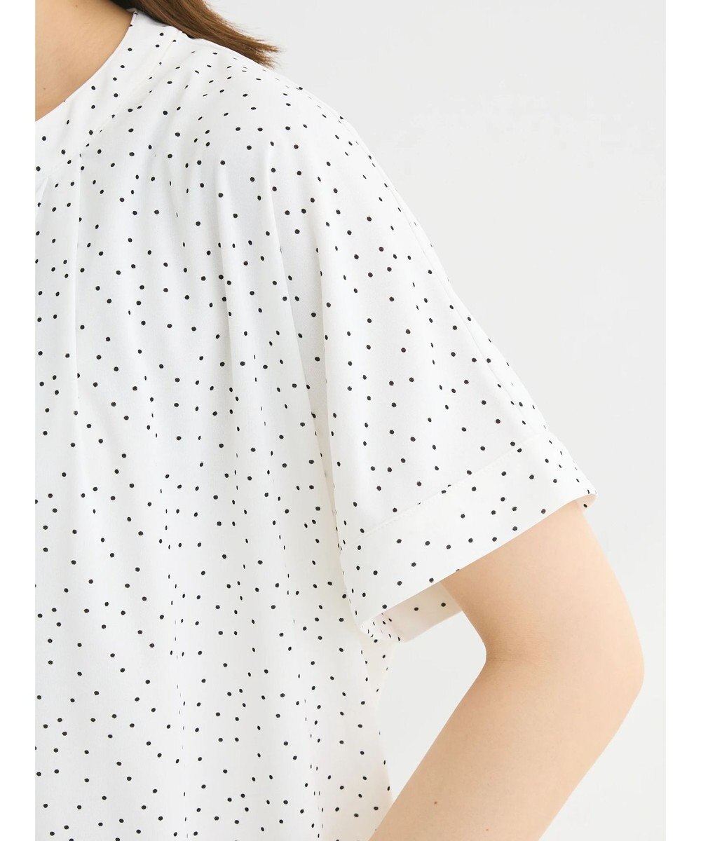 Green Parks ２ｗａｙ　フレンチスリーブ釦付ブラウソー 