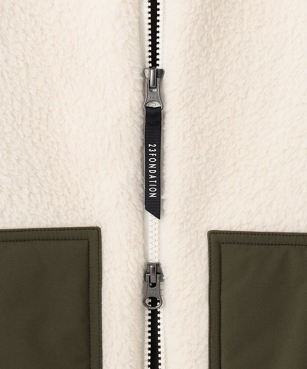 23区GOLF 今季の一押しブルゾン【洗える】【23Fondation/MEN】コンビ フーディブルゾン 