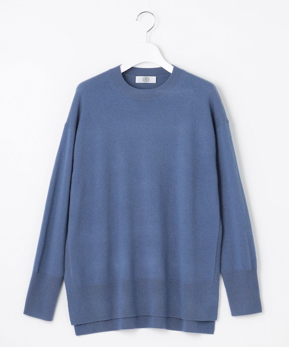 J.PRESS LADIES 【洗える】CASHMERE BLEND クルーネック ニット 