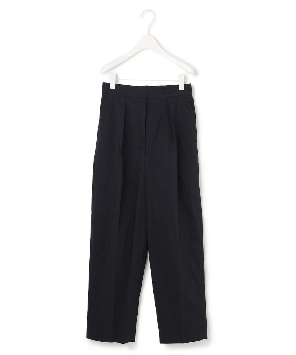 ICB 【洗える】 エコナイロンストレッチ ワイドストレートパンツ 