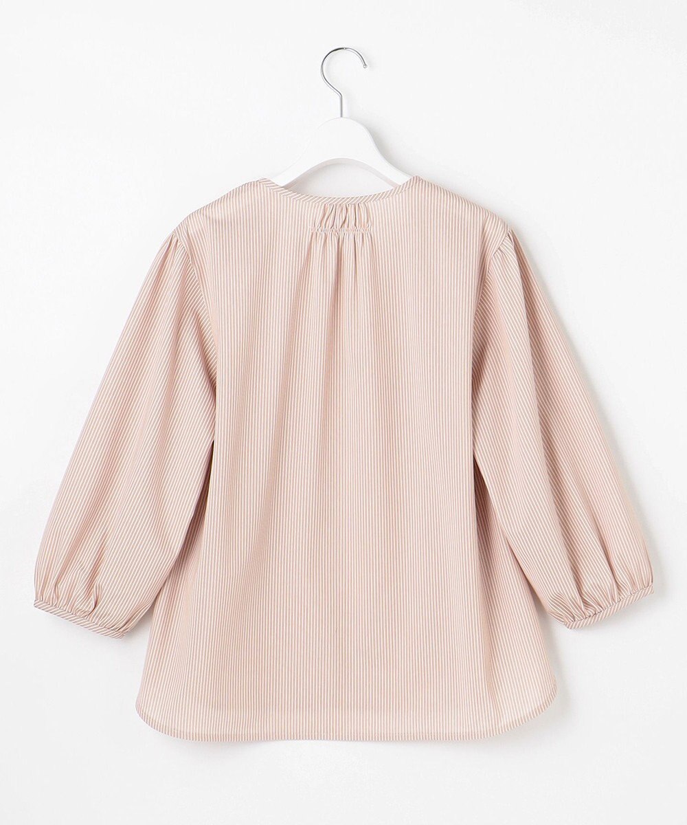 J.PRESS LADIES S 【WEB限定カラーあり・洗える・イージーケア】 アーネストストライプ スリットネック カットソー 