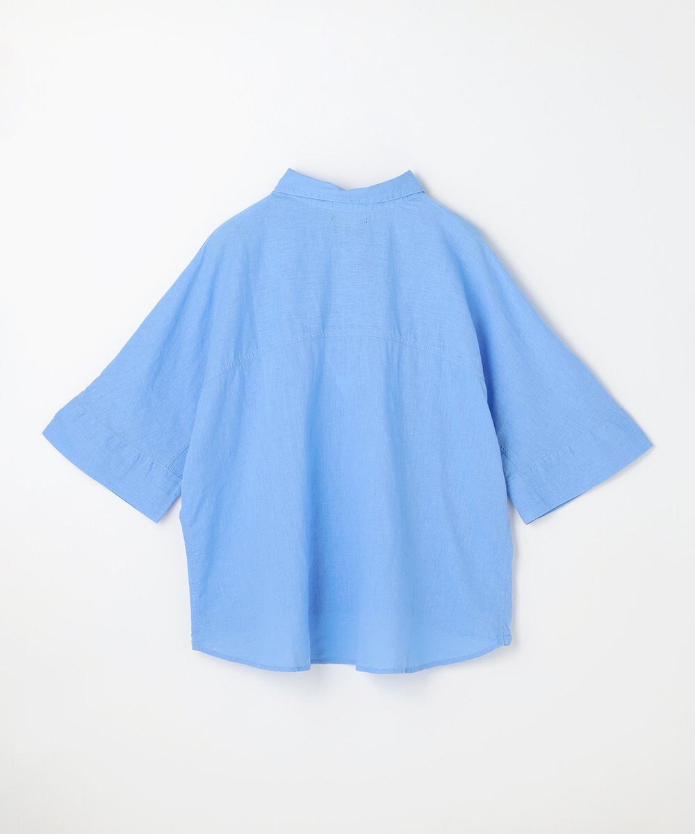 ANY ヨーロピアンリネンハーフスリーブシャツ 