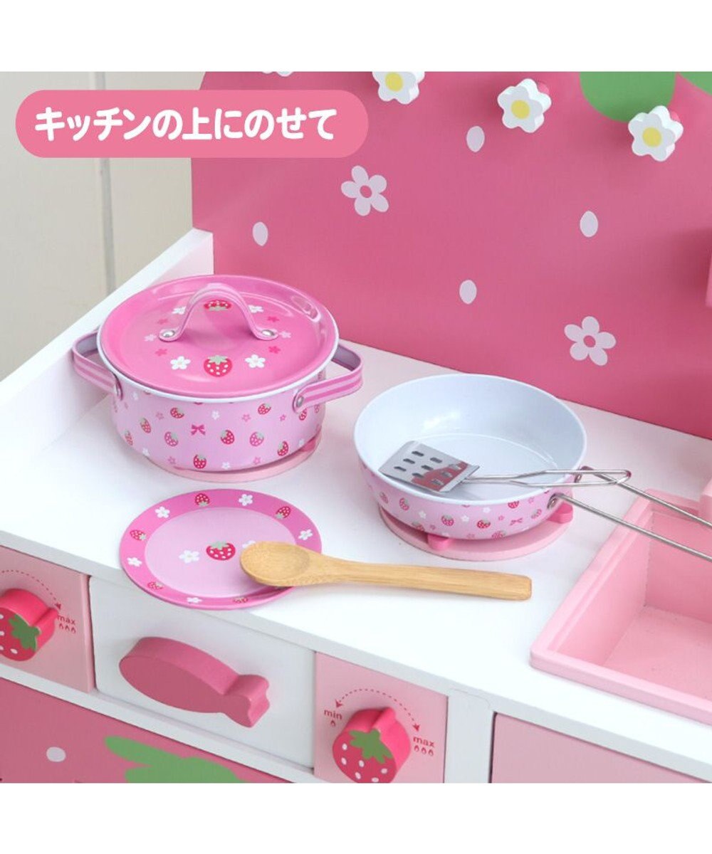 Mother garden マザーガーデン 野いちご クッキング トランクセット おままごとキッチンツールセット 