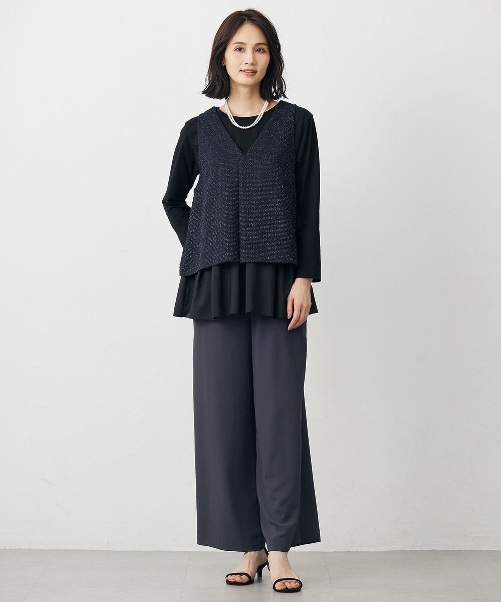 J.PRESS LADIES 【WEB限定】ラメツイード ビスチェ 