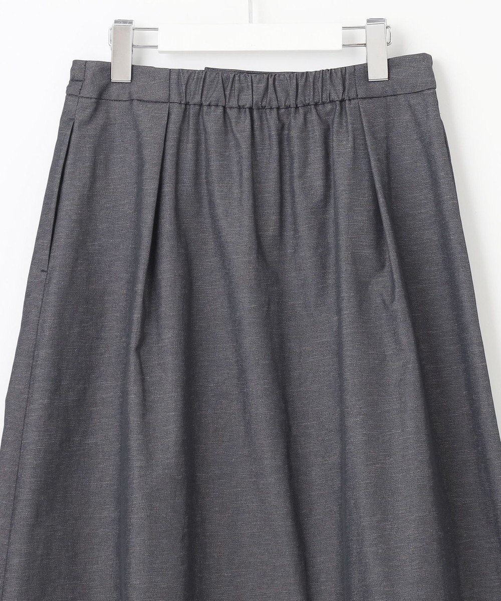 J.PRESS LADIES L 【洗える・吸水速乾・接触冷感】リネンツイル スカート 