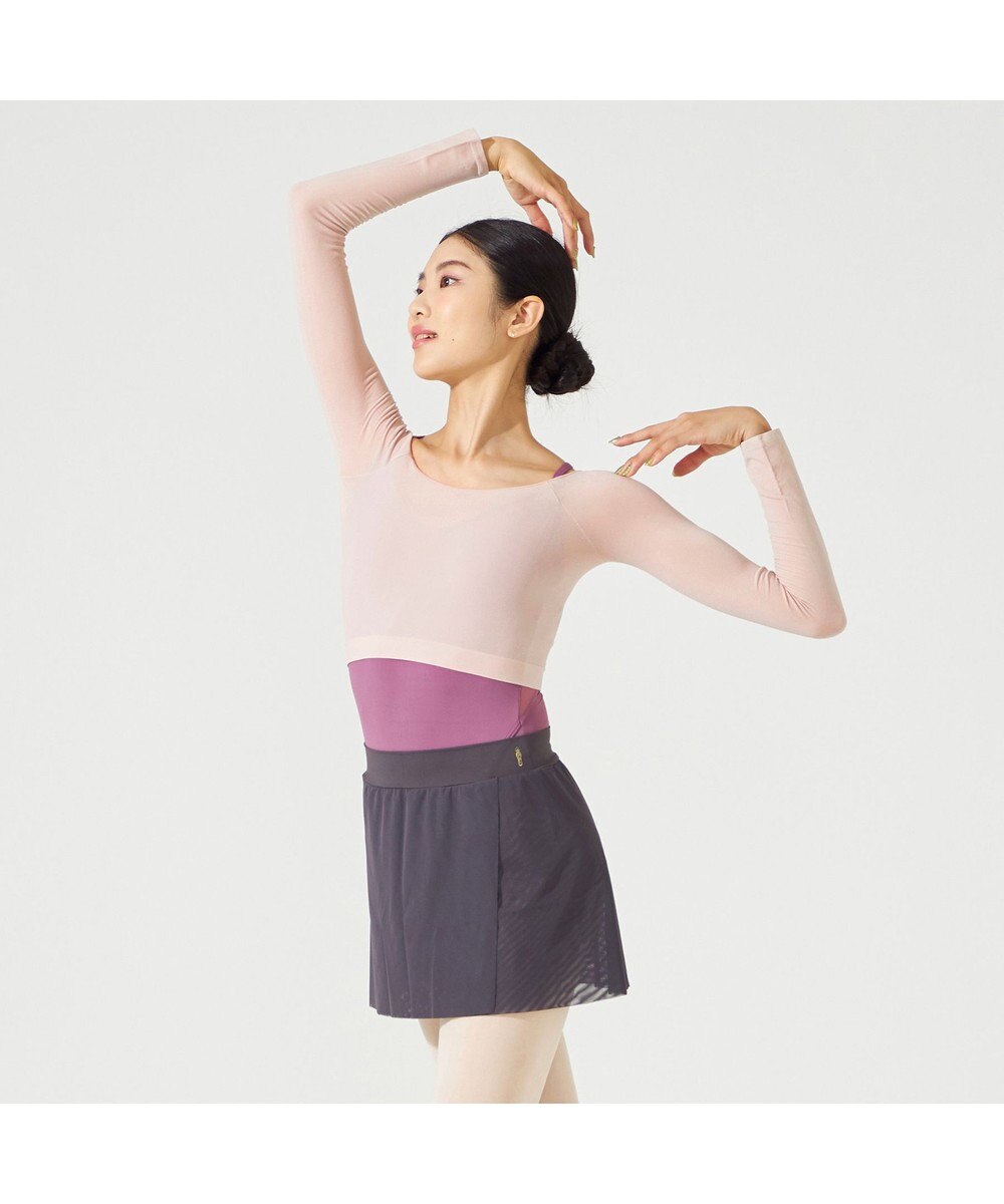 Chacott ショートトップ（長袖） 