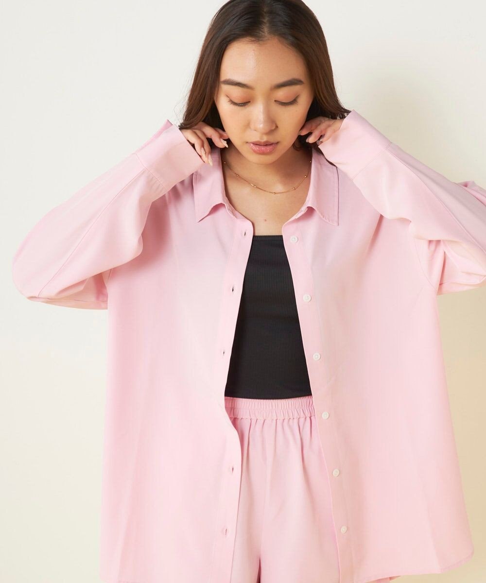 OP／FILA 【ocean pacific】デイリーオーバーサイズシャツ/UVカット 