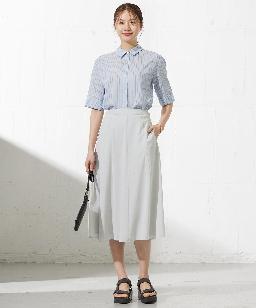 J.PRESS LADIES 【WEB限定カラーあり・セットアイテム・撥水加工・A4サイズ収納可】ポーチ付き PRINTED トート バッグ 