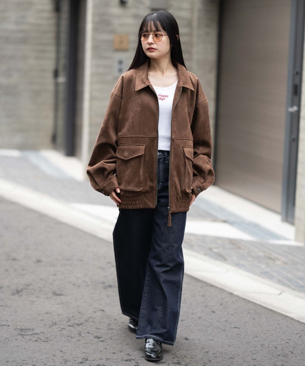 WEGO 【ユニセックス着用ITEM/MLサイズ展開】フライトジャケット 