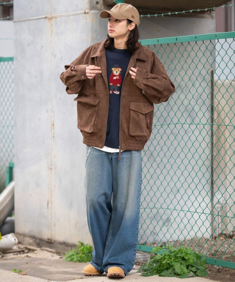 WEGO 【ユニセックス着用ITEM/MLサイズ展開】フライトジャケット 