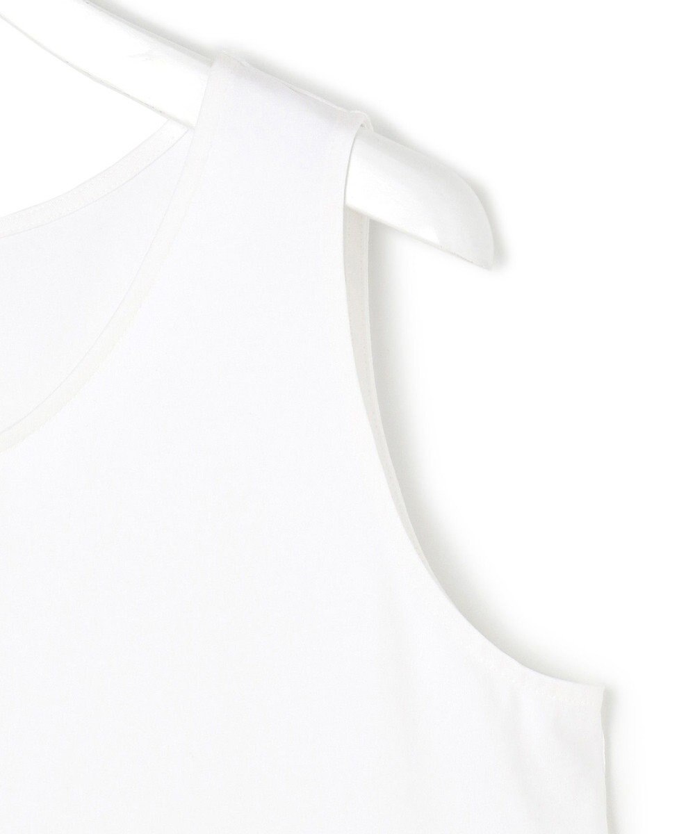 23区 【洗える】ナチュラルコットンベア タフタコンビ タンクトップ 