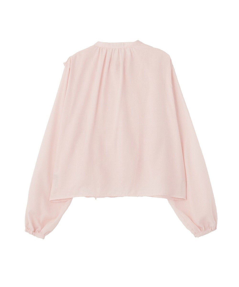 earth music&ecology フリルリボンブラウス 