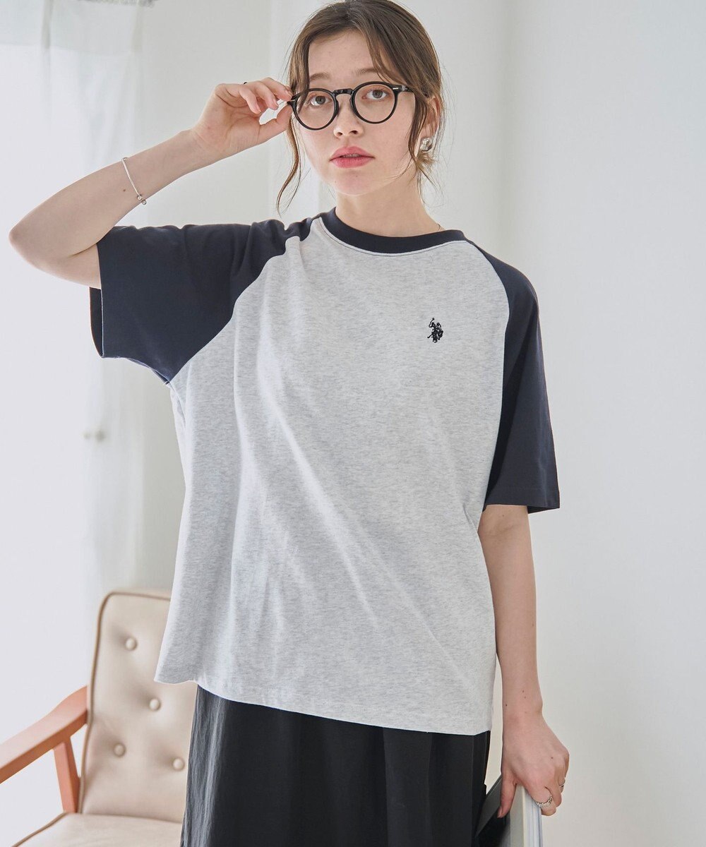 WEGO 【洗える/綿100%】USPOLOワンポイントTシャツ 