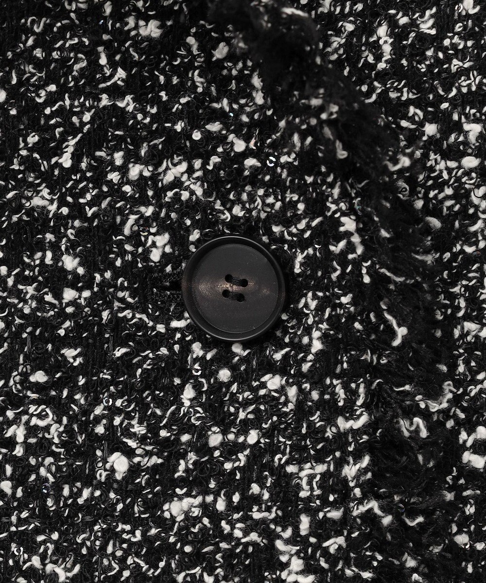 23区 L 【GOLD LABEL】CAMPOREバイカラーツイード ジレ 