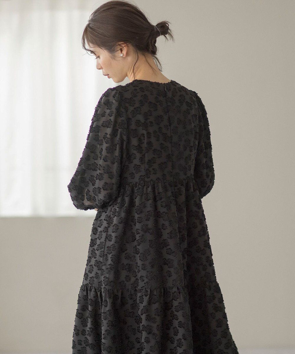 組曲 S カットジャカードティアードワンピース 