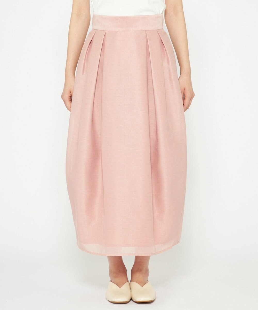 uncrave 【手洗い可】シャイニー シアー コクーンスカート（uncrave STANDARD） 