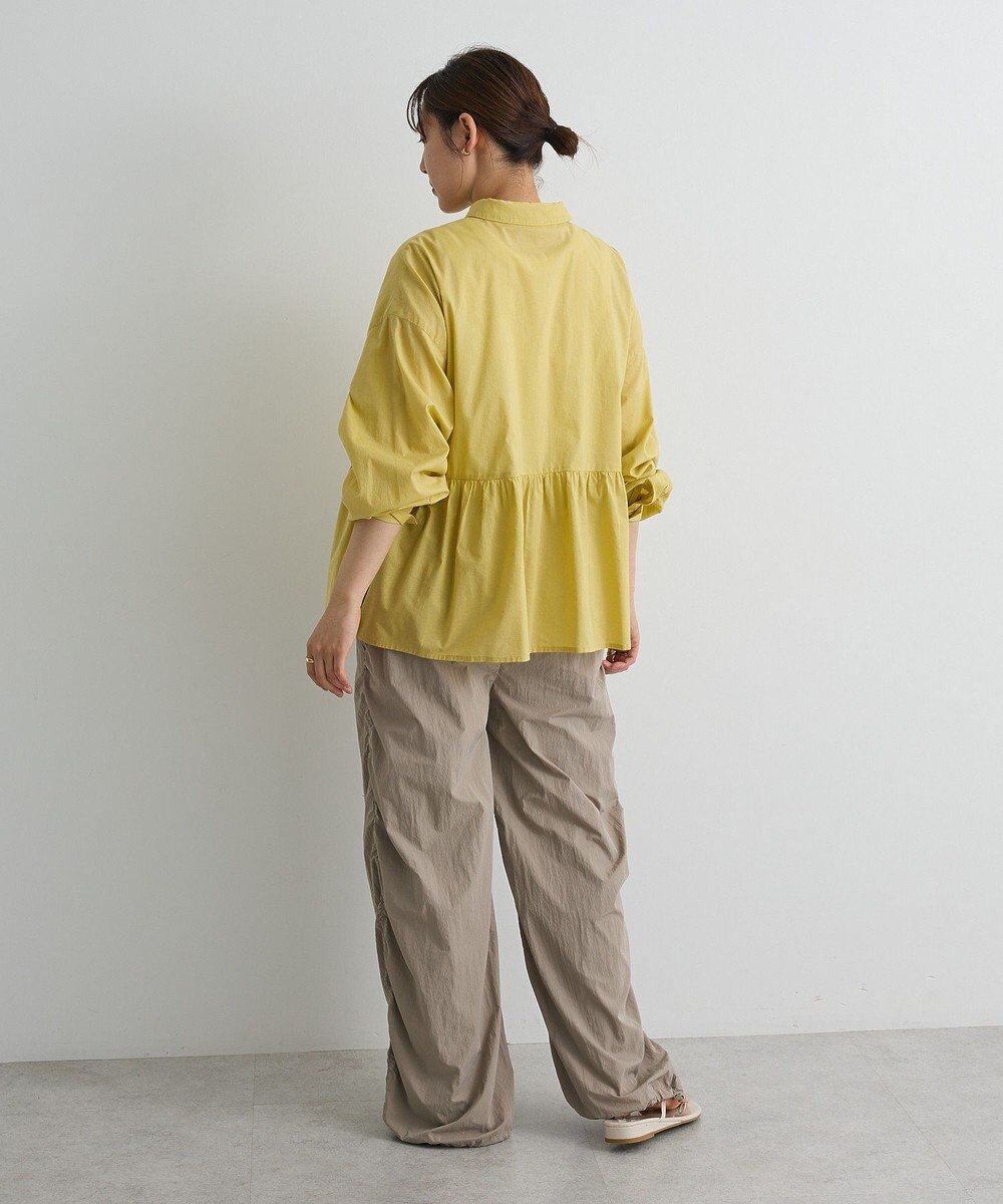 CRAFT STANDARD BOUTIQUE ペプラム長袖ブラウス 