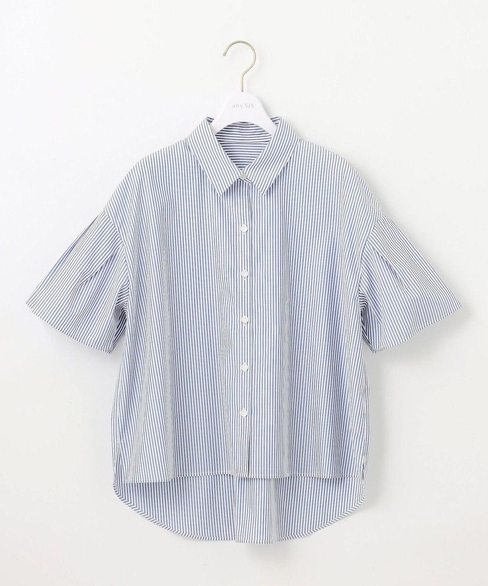 ANY SIS S 【洗える】クロップド シャツ 