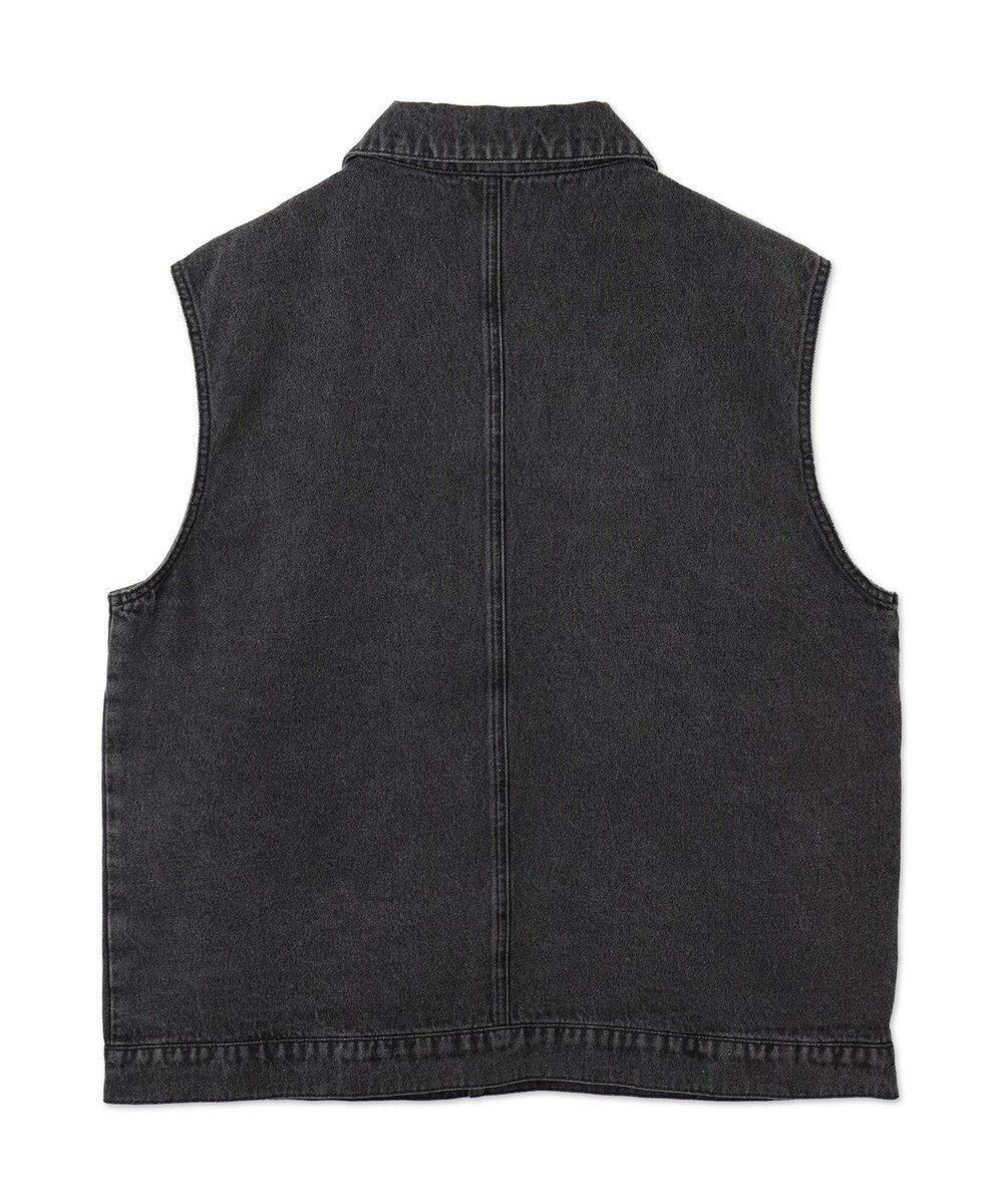 WEGO 【ユニセックス着用ITEM/MLサイズ展開】ワーカーズデニムベスト 