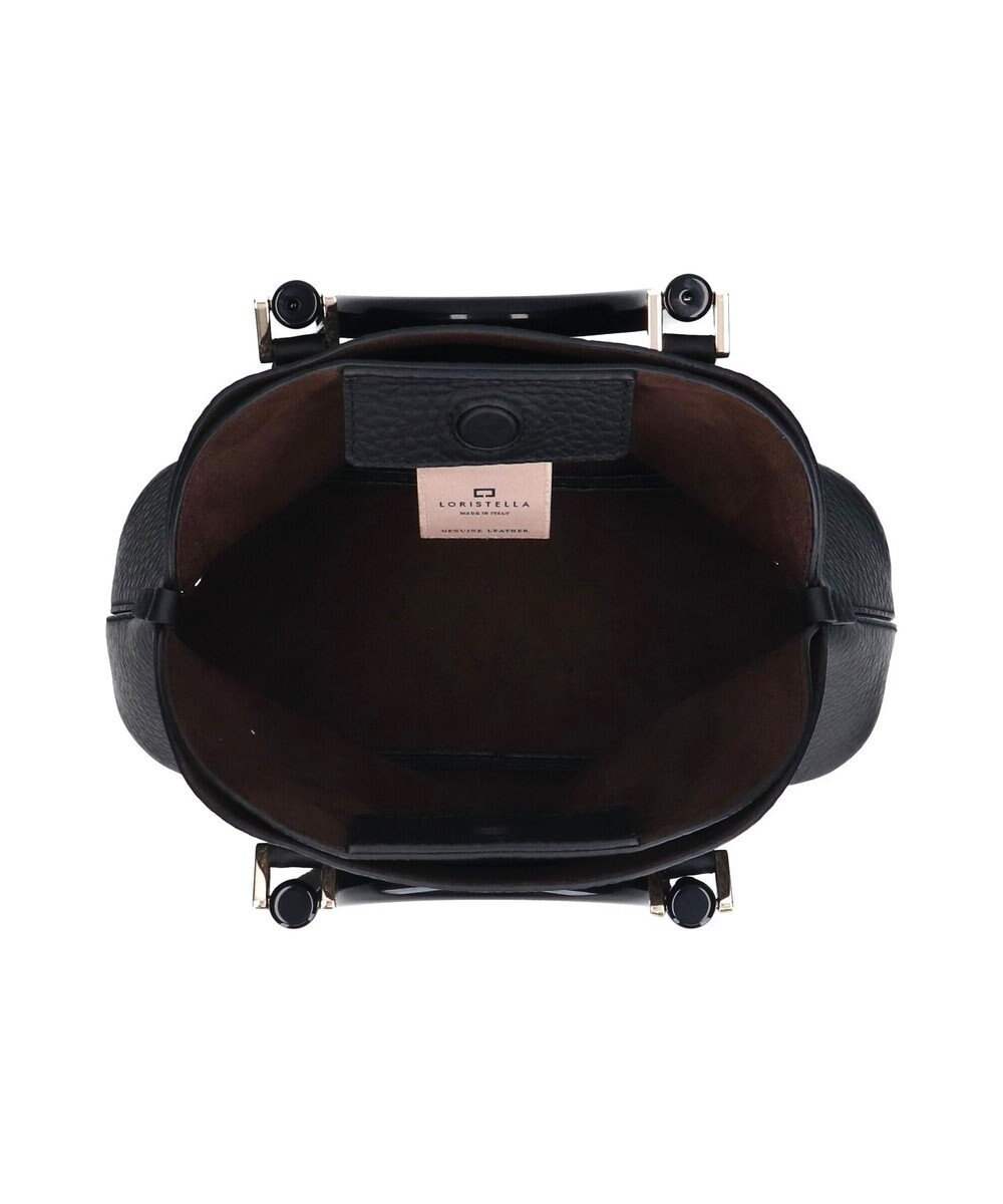 INTER-CHAUSSURES 【LORISTELLA】シュリンクレザーハンドバッグ 