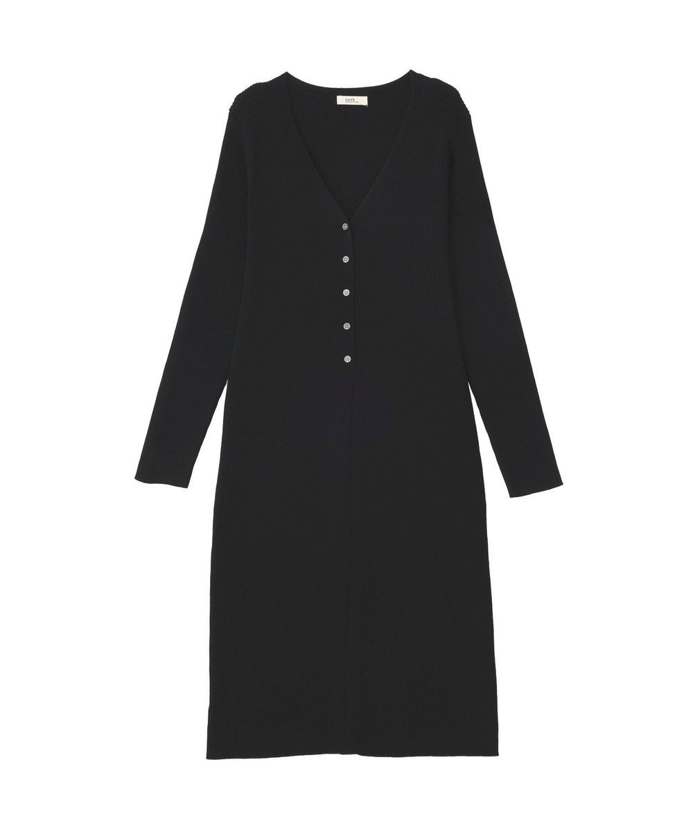 earth music&ecology Ｖネックニットワンピース 