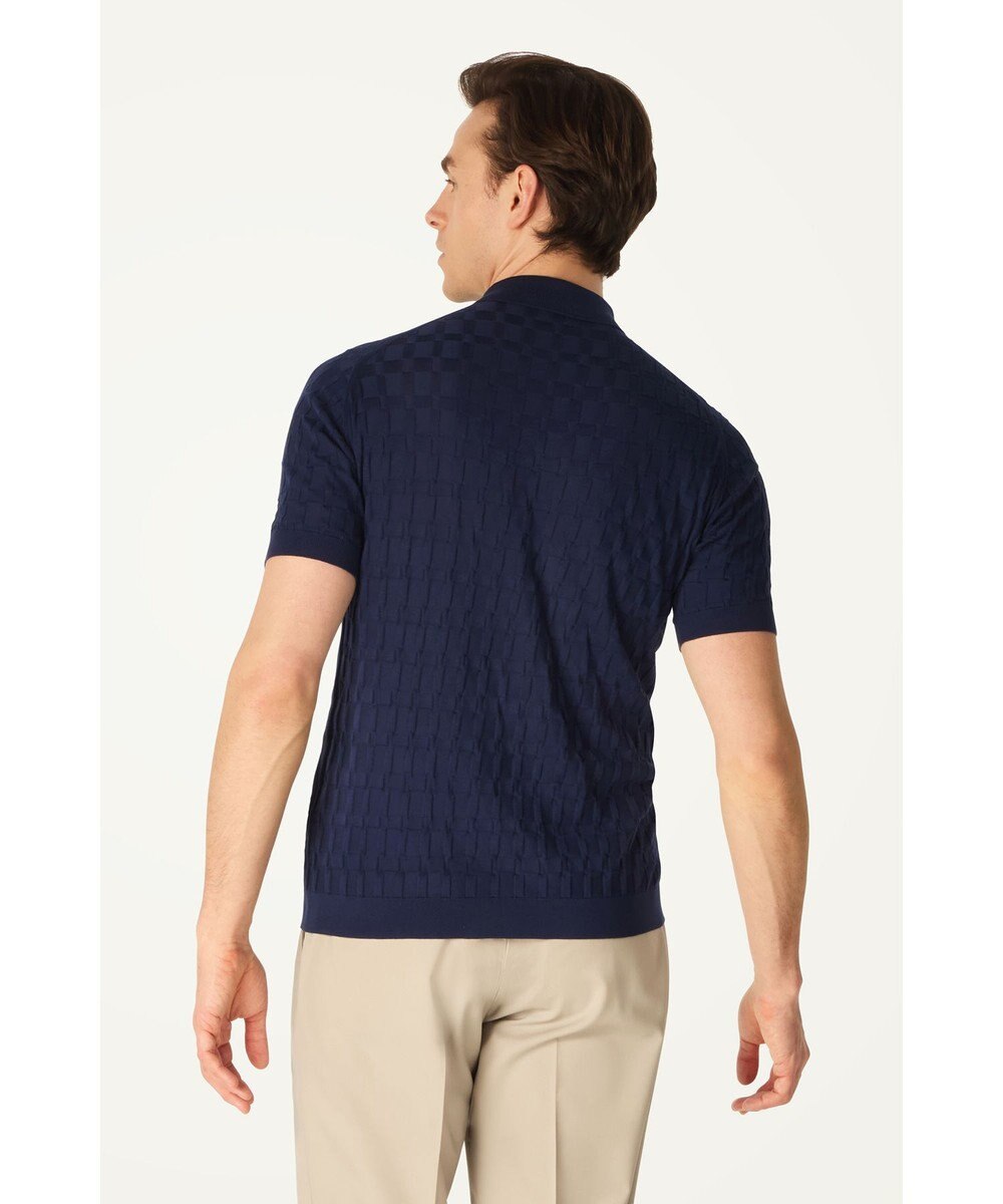 DAKS John Smedley for DAKS ハウスチェックポロシャツ 