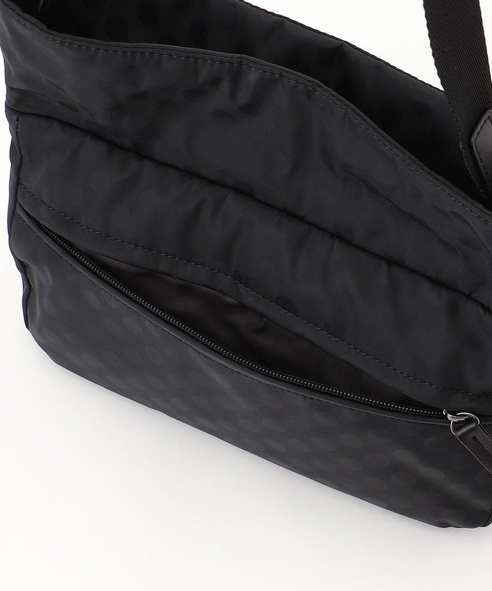 Y'SACCS はっ水ドットジャカード リサイクルレザーコンビ ショルダー 