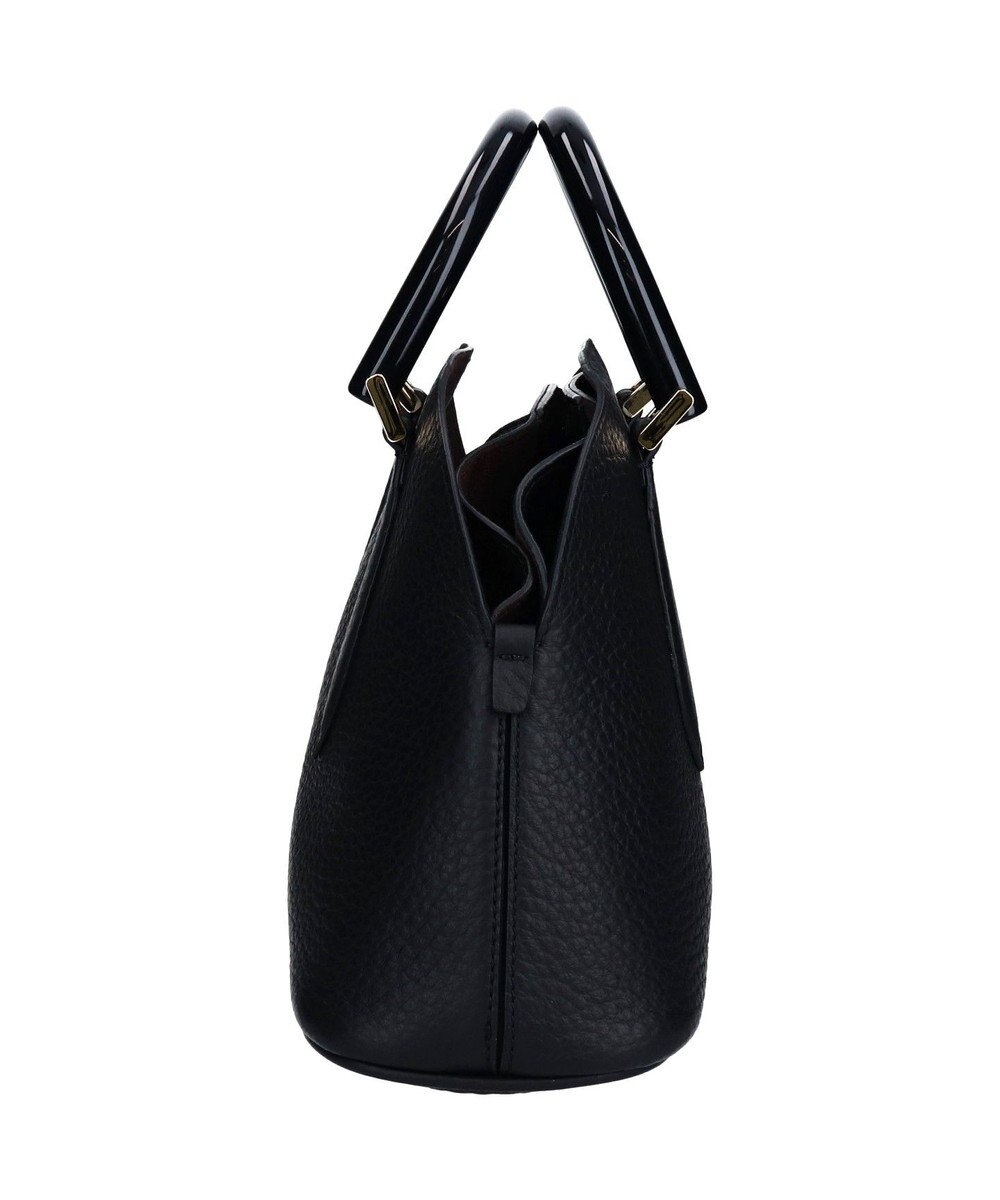 INTER-CHAUSSURES 【LORISTELLA】シュリンクレザーハンドバッグ 