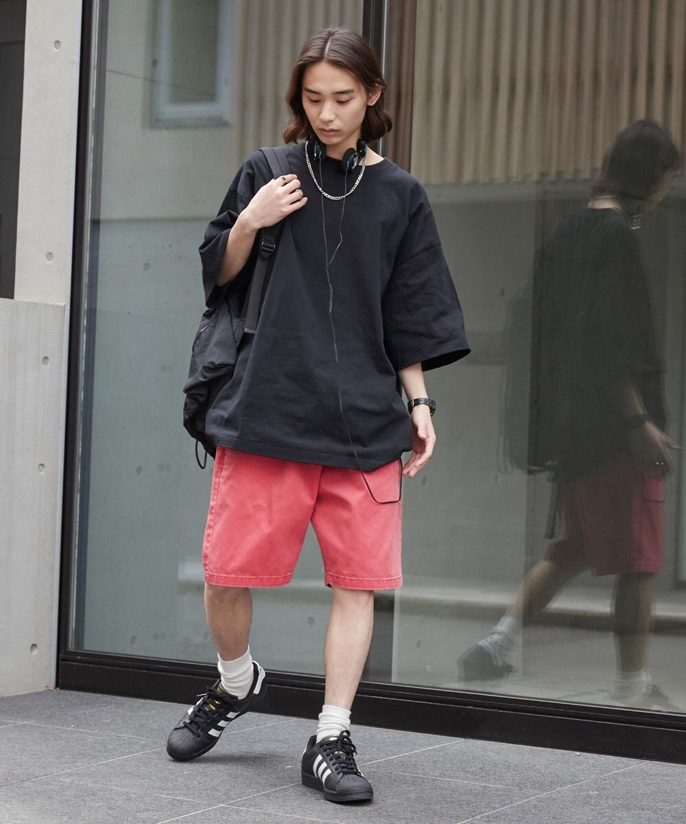 WEGO 【ユニセックス着用ITEM/ウエストゴム】リラックスイージーショーツ 