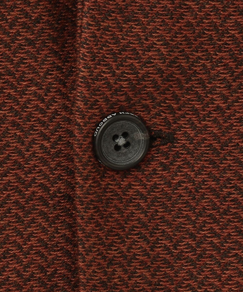 JOSEPH ABBOUD 【驚きの軽量ウール】KARLKARL ヘリンボーン柄 ニットジャケット 